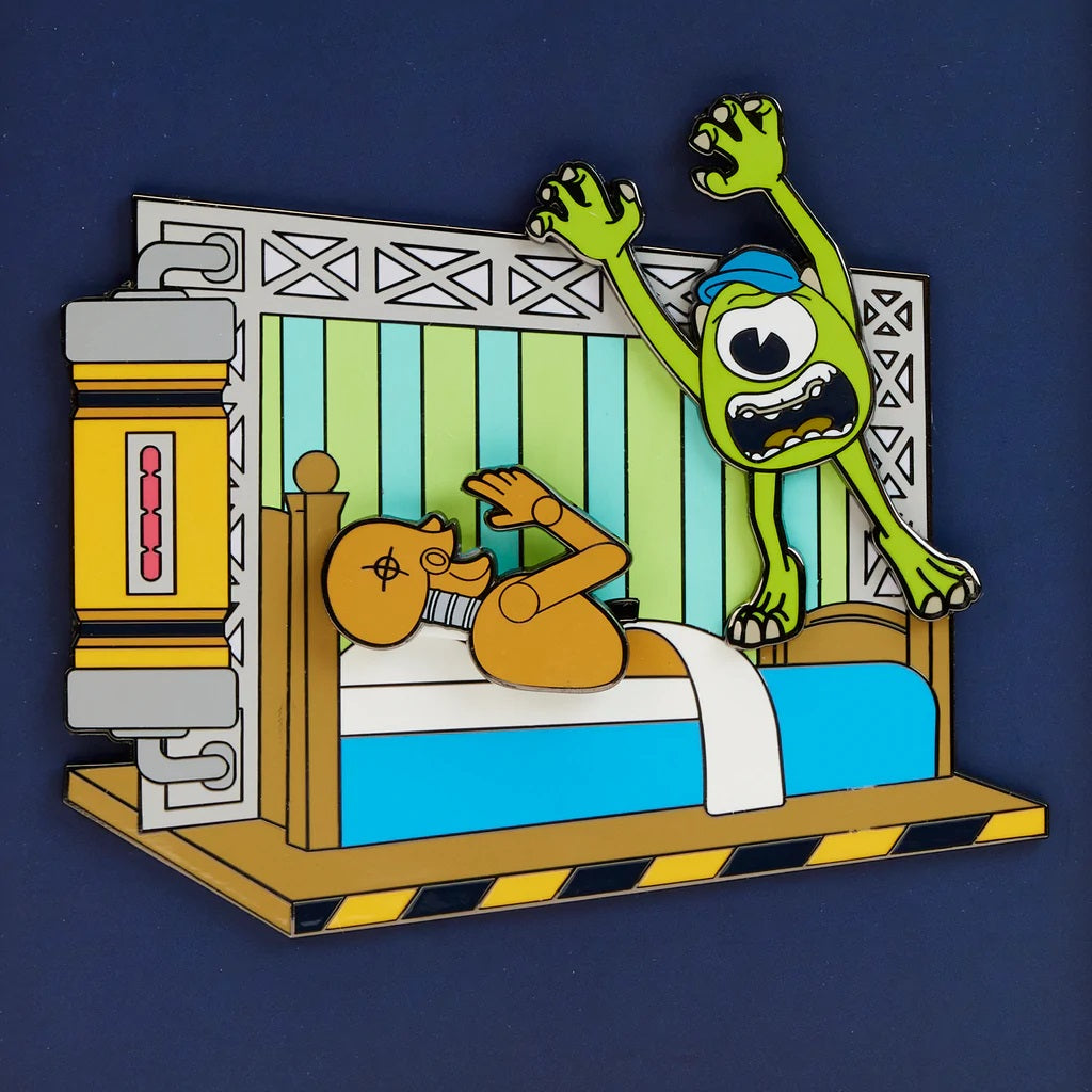 Loungefly 3'' Collector Box Pin Monsters University Scare Games-zoom-4
