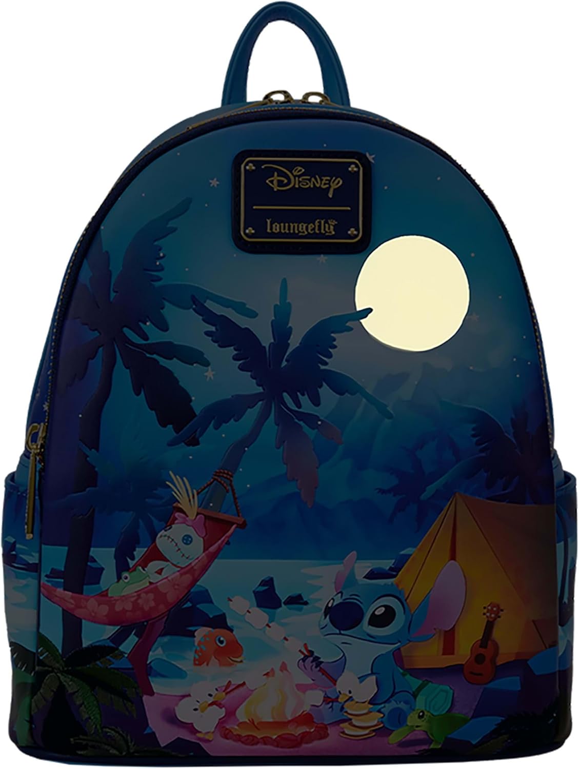 Loungefly Disney Lilo And Stitch Camping Cuties Mini Backpack-3
