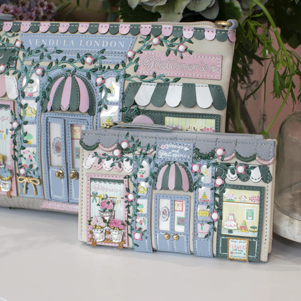 Vendula London Posies and Patisseries Compact Folding Wallet-8