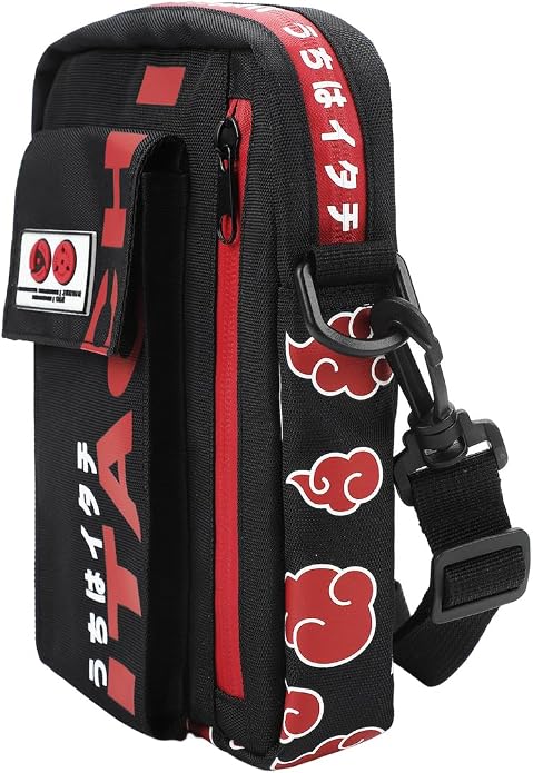 Naruto Shippuden Itachi Unisex Adult Black Mini Messenger Bag