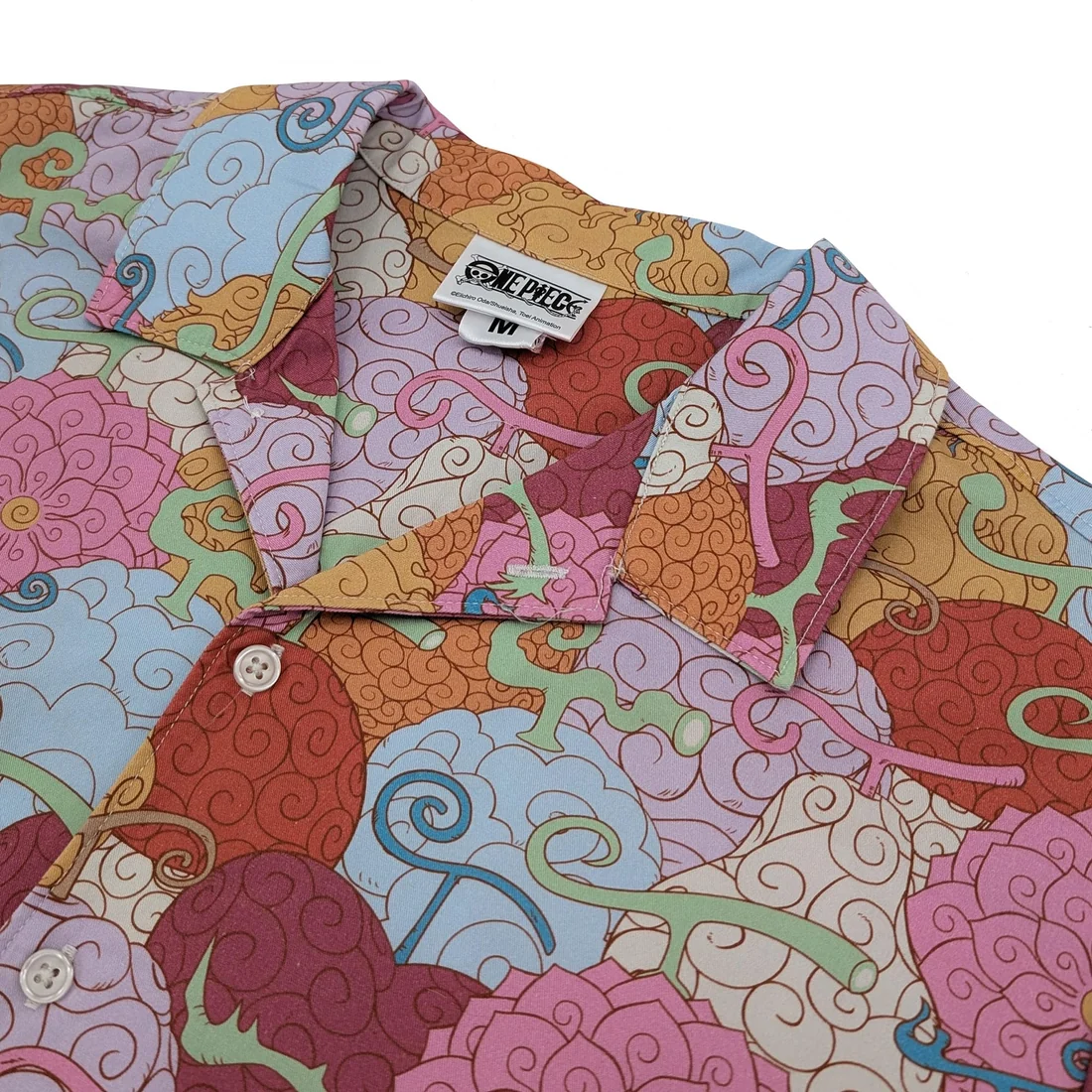 One Piece Devil Fruit Camp Collar Button Up-zoom-5