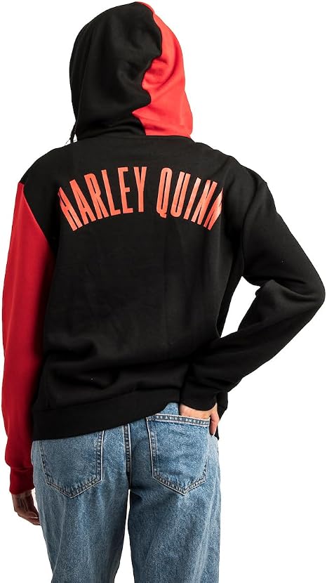 DC Comics Harley Quinn Adult Zip-Up Hoodie-zoom-4