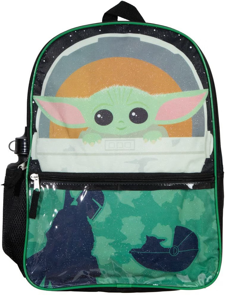 Star Wars The Mandalorian Grogu 5-Piece Backpack set