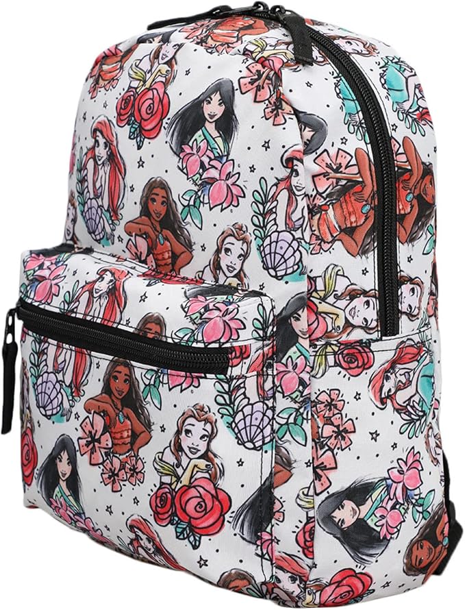 Disney Princesses All Over Print Nylon Mini Backpack