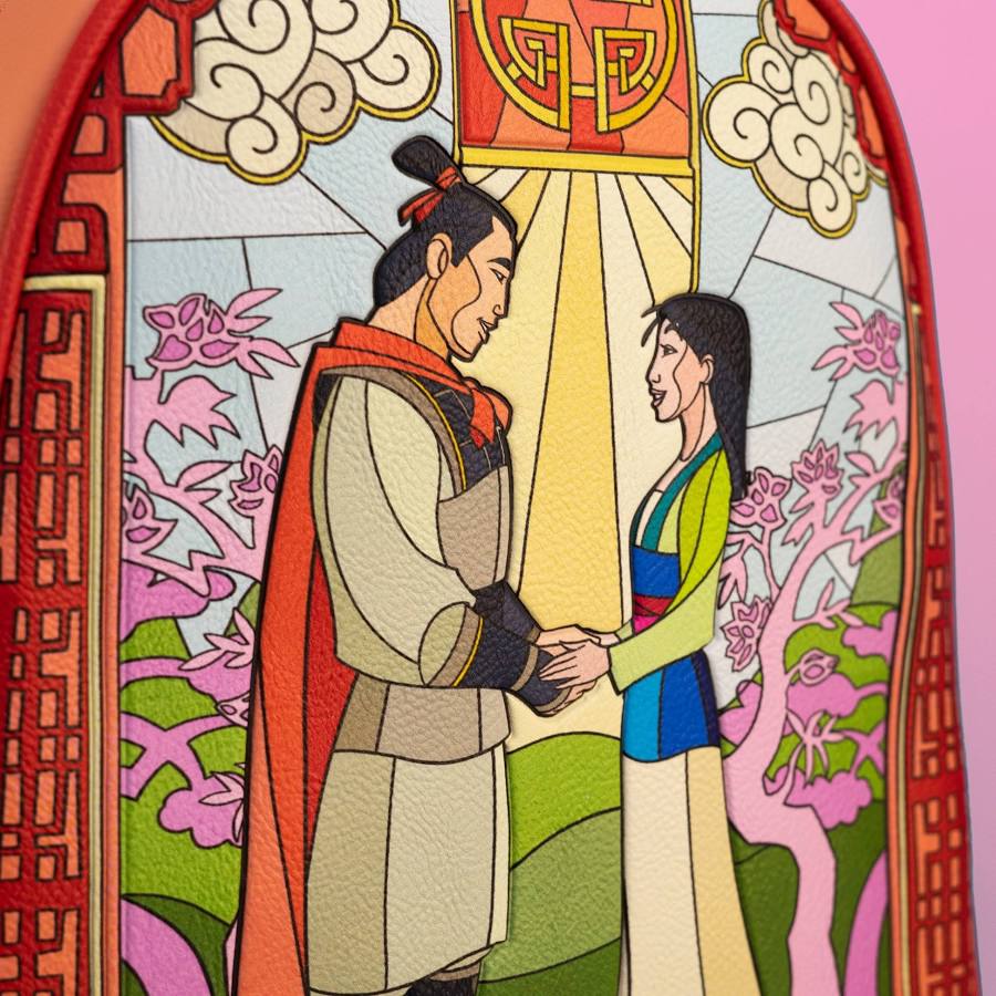 Loungefly Disney Mulan Stained Glass Mini Backpack Shop Exclusive