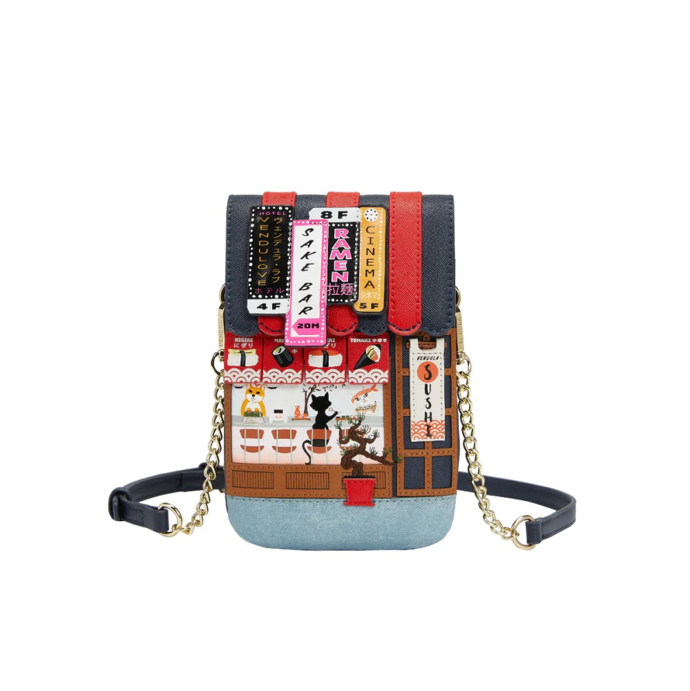 Vendula London Vendula Sushi - Blue Edition Phone Pouch-zoom-2