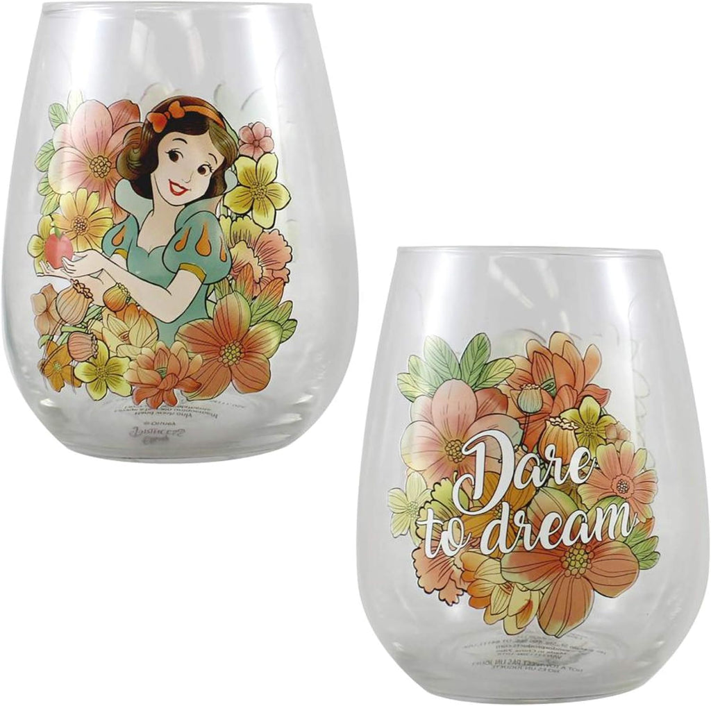 Disney Princess 18 oz. Contour Glass - Set of 4