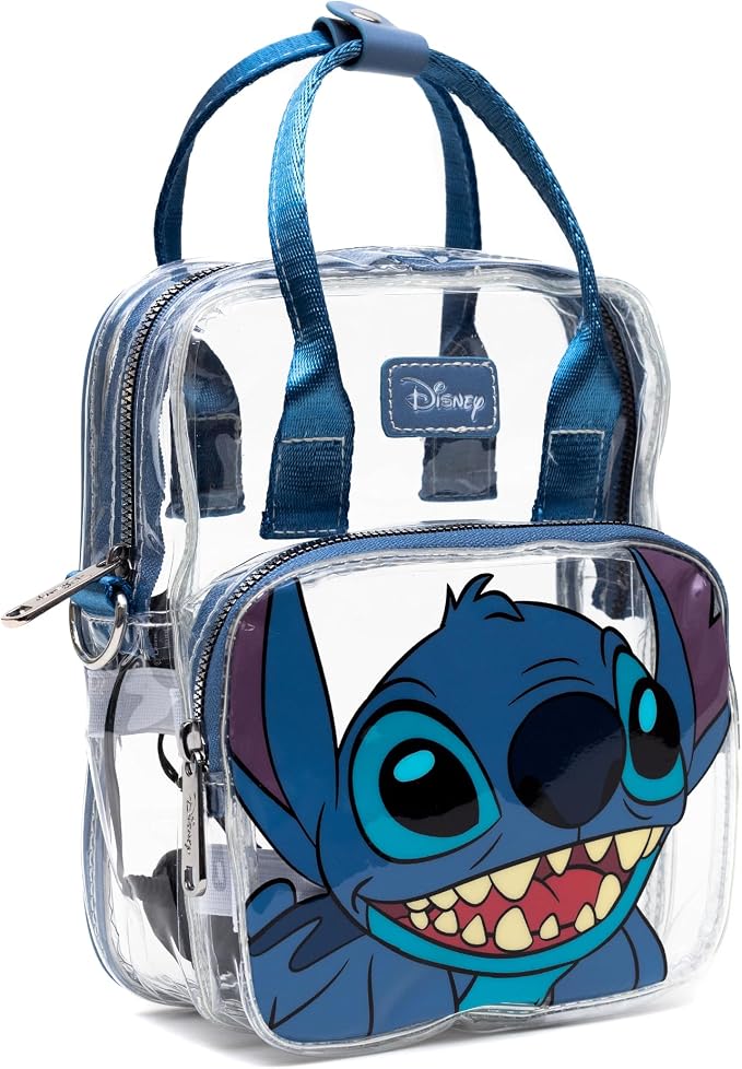 Disney Stitch Smiling Expression Crossbody Light Up Bag-zoom-3