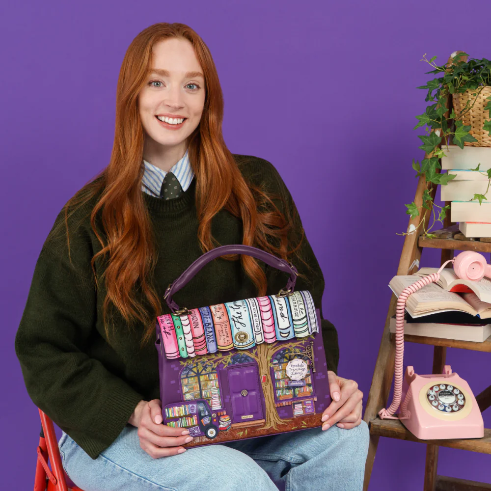 Vendula London Travelling Library Bookshop Grace Bag-zoom-3