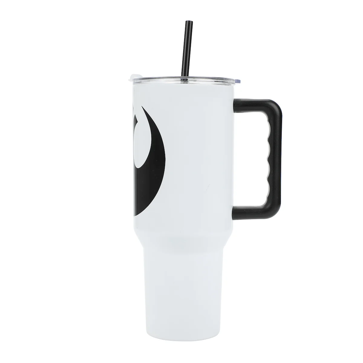 Star Wars Rebel Alliance Vacuum Insulated 40 Oz White Stainless Steel Tumbler with Leak-Proof Lid & Easy Carry Handle for Travel or Home