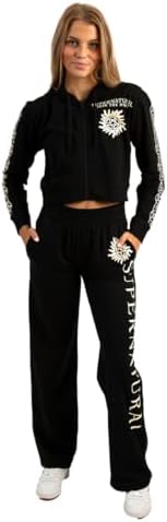 Supernatural Adult Zip Up Hoodie and Jogger Set-6