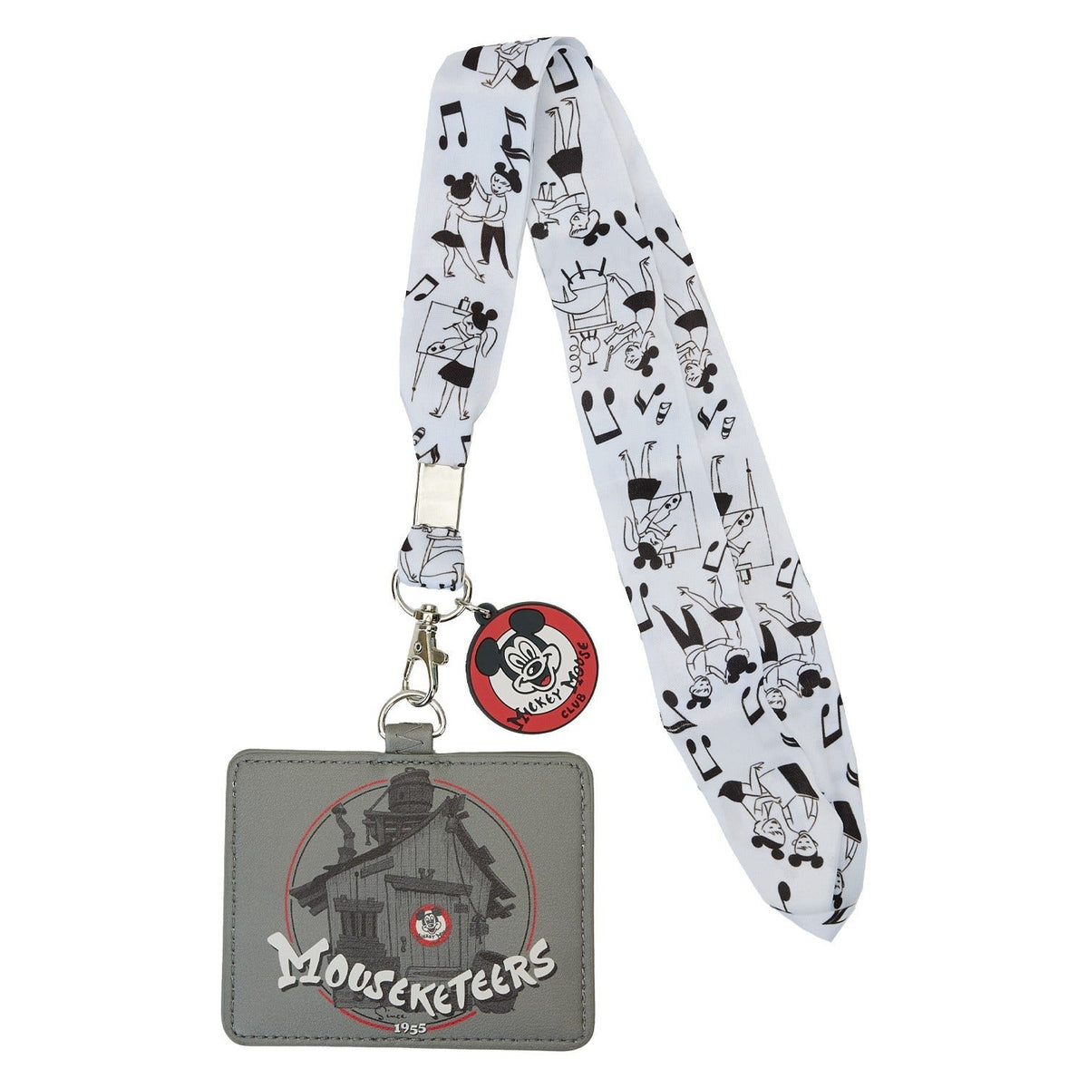 Loungefly Disney 100th Mickey Mouse Club Lanyard