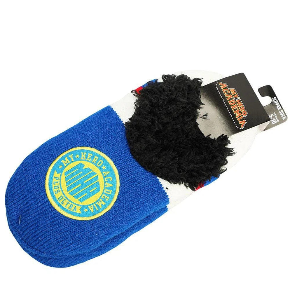 My Hero Academia - MHA "Plus Ultra" Fuzzy Footie Slipper Socks - Bioworld-4