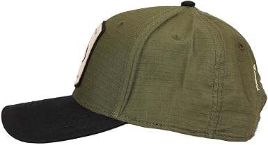 Star Wars The Mandalorian crest adult olive green trucker hat-zoom-2