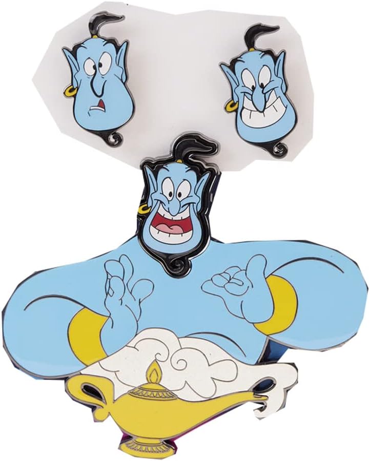 Loungefly Disney Aladdin Genie Mixed Emotions Pin Set-4