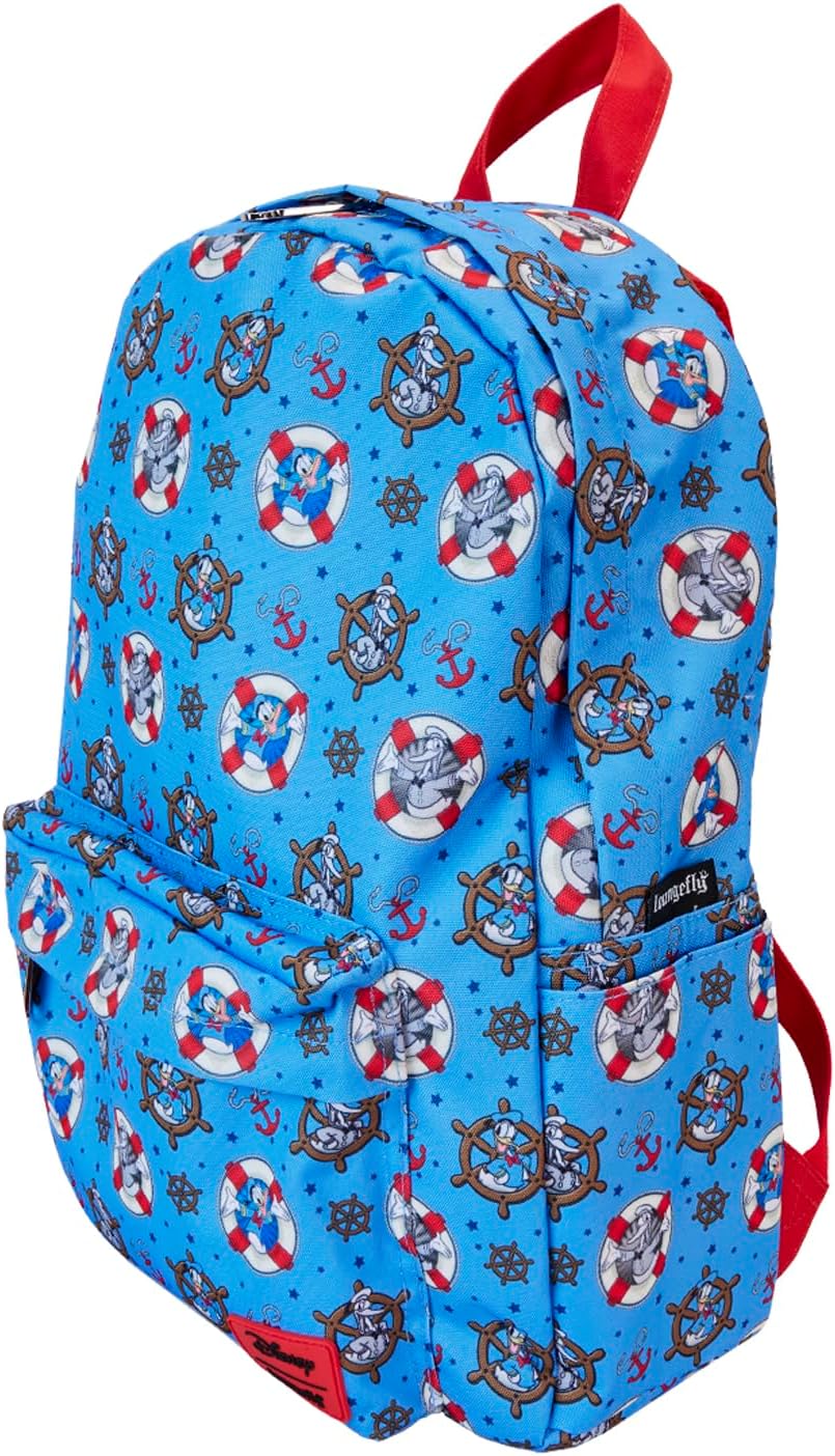 Loungefly Disney Donald Duck 90th Anniversary Nylon Backpack-zoom-3