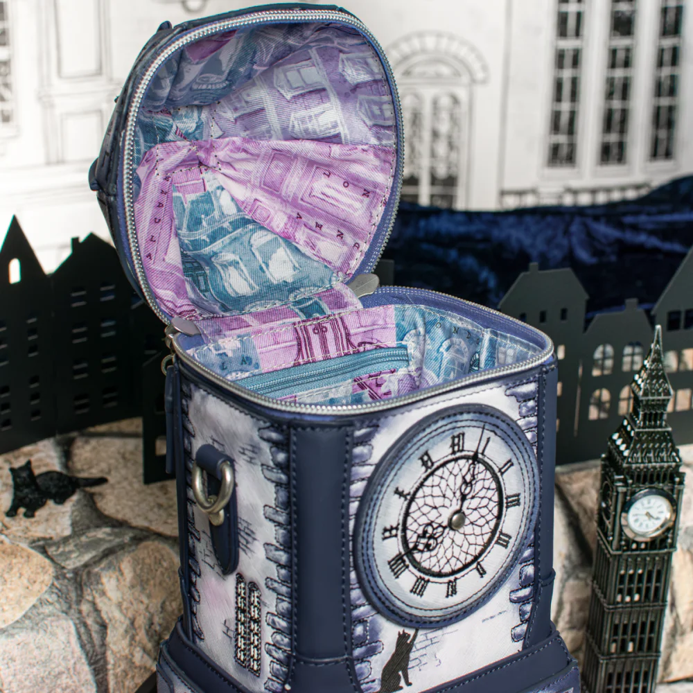 Vendula London Cats In The City Clock Tower Bag-9