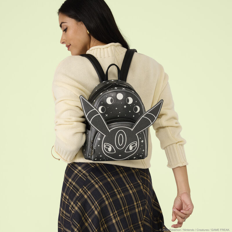 Loungefly Pokémon Umbreon Moon Phases Light-Up Glow Mini Backpack-zoom-2