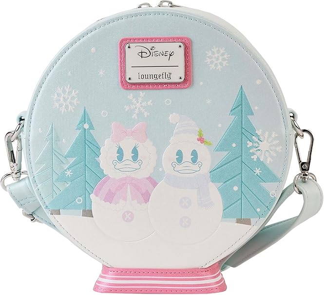 Loungefly Disney Mickey and Friends Winter Snowglobe Crossbody-zoom-4
