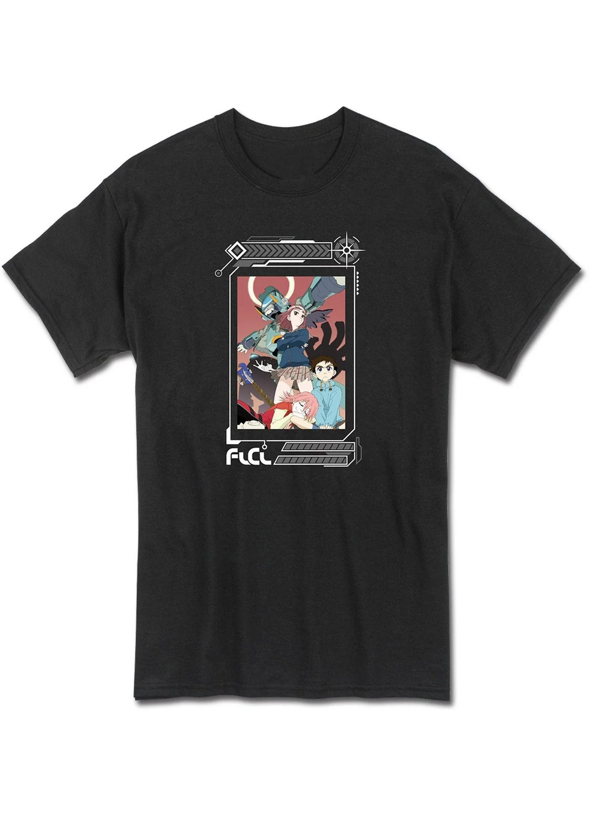 FLCL- Haruko & Kanchi & Mamimi & Naota Group 01 Men's T-Shirt-1