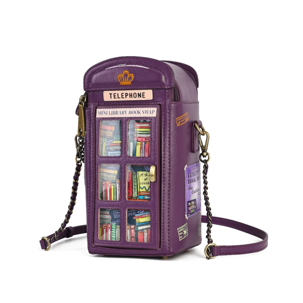 Vendula London Travelling Library Bookshop Book Nook Bag-zoom-9