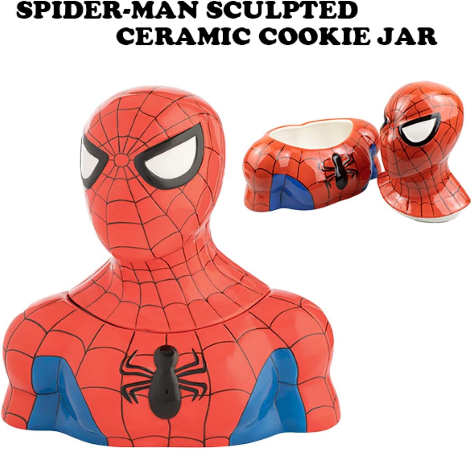 Vandor Marvel Spider-Man Sculpted Ceramic Cookie Jar