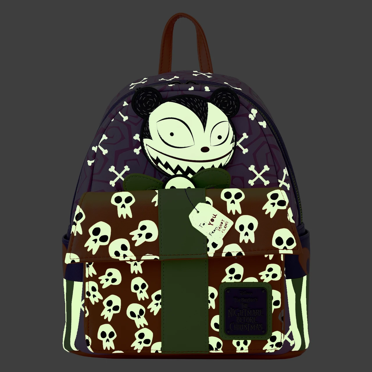 Loungefly  Nightmare Before Christmas Scary Teddy Present Mini Backpack