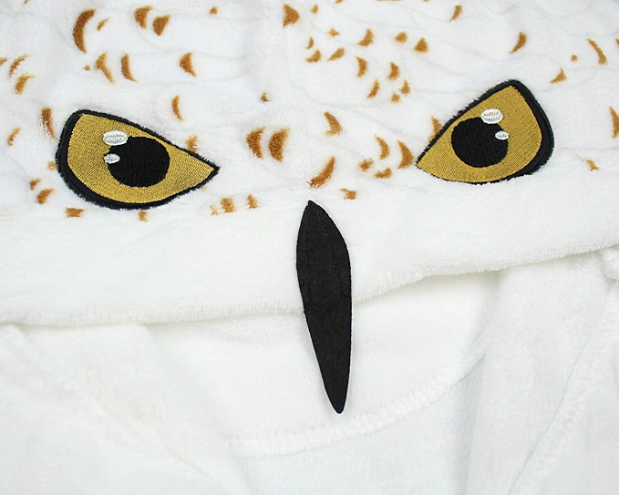 Harry Potter Hedwig Full Sleeve White Robe-zoom-5
