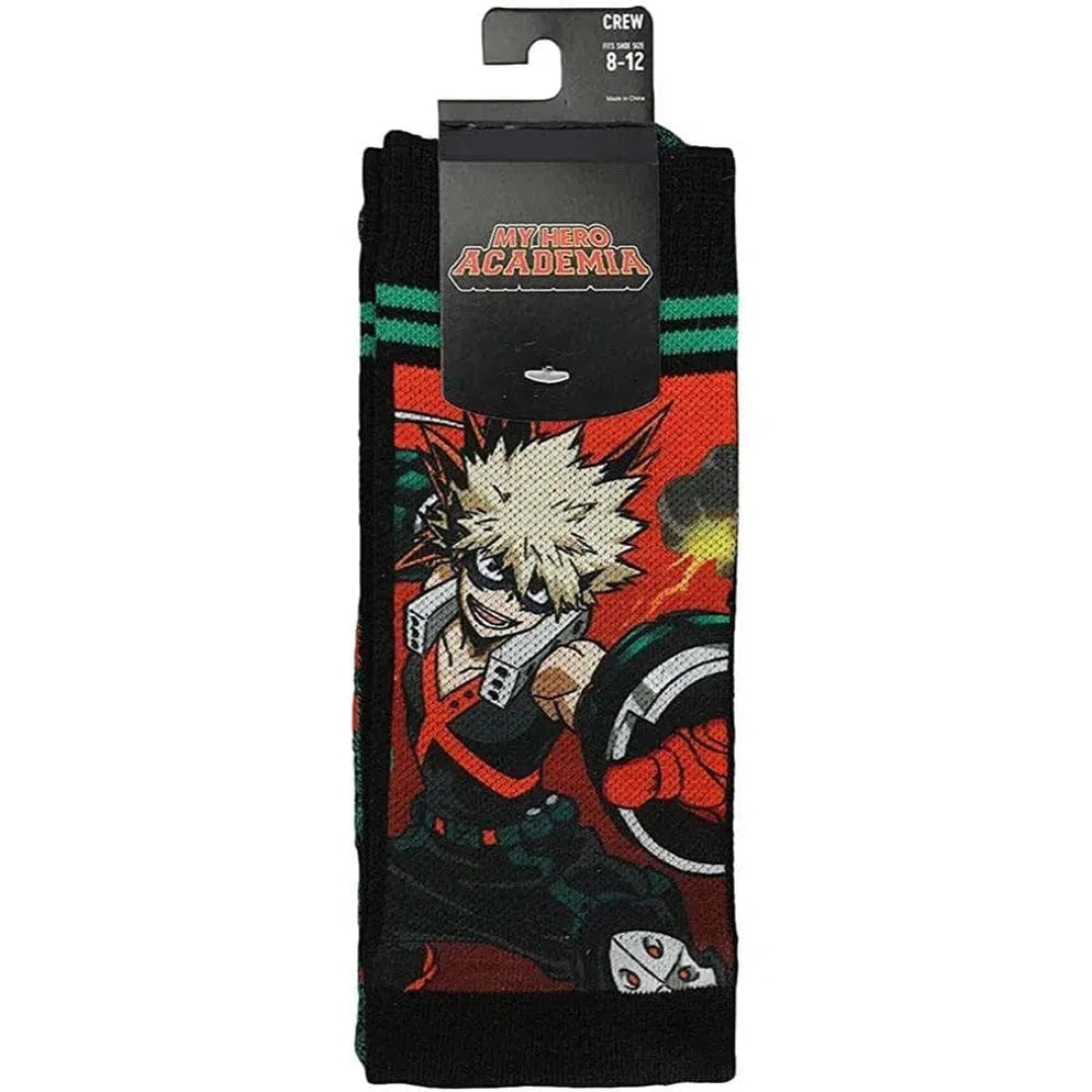 My Hero Academia - Katsuki Bakugo Crew Socks (Sublimated) - Bioworld-zoom-3
