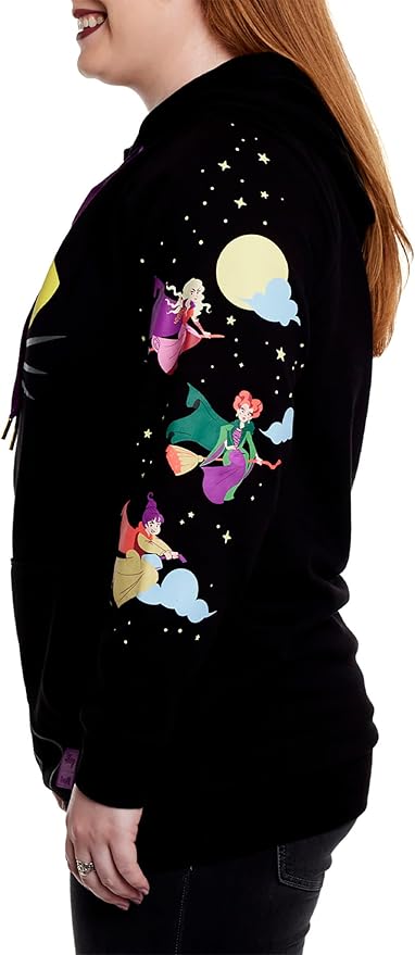 Loungefly Apparel Disney Hocus Pocus Binx Unisex Pullover Hoodie-zoom-2