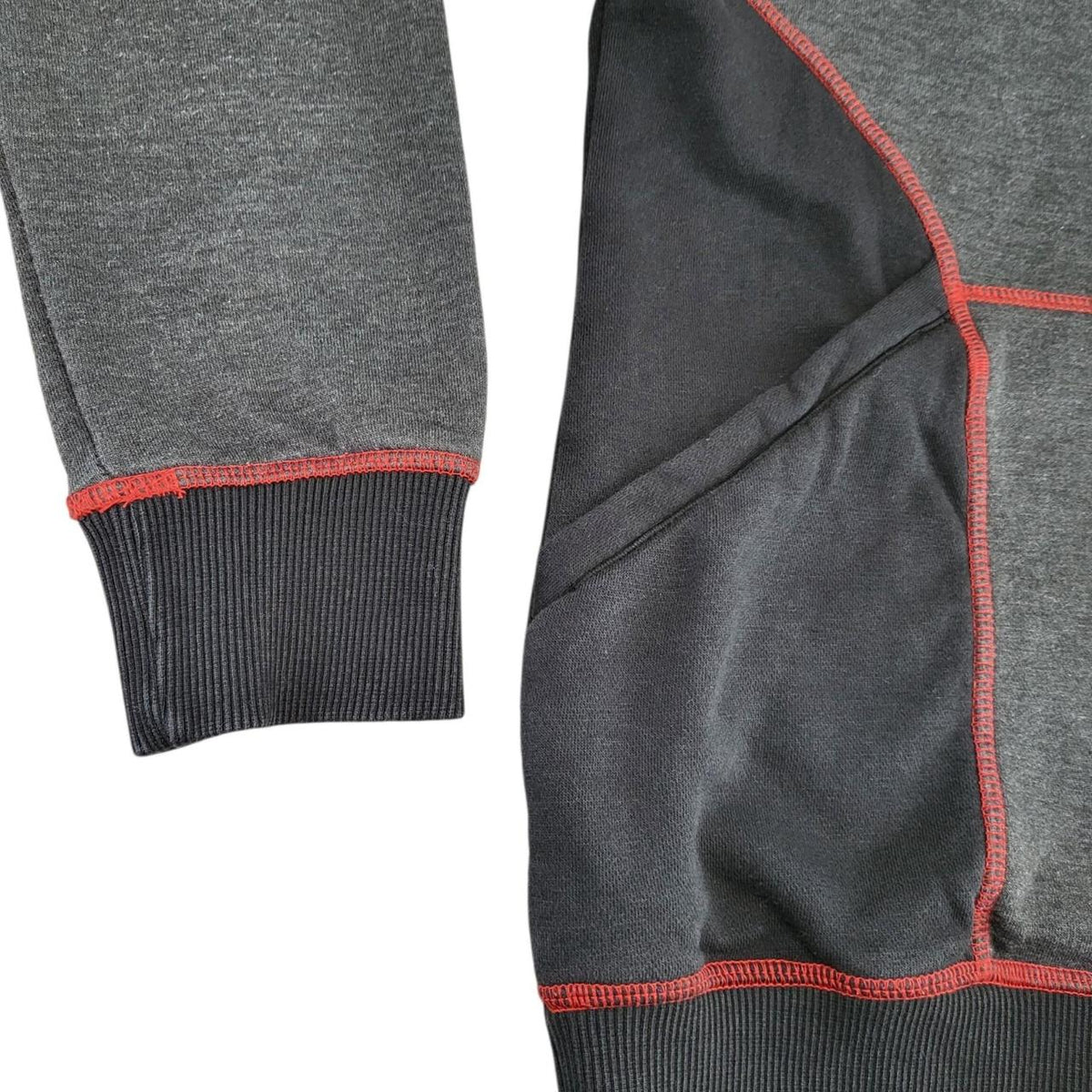 JINX World of Warcraft Horde Men's Grey Zip Up Hoodie SMALL-4