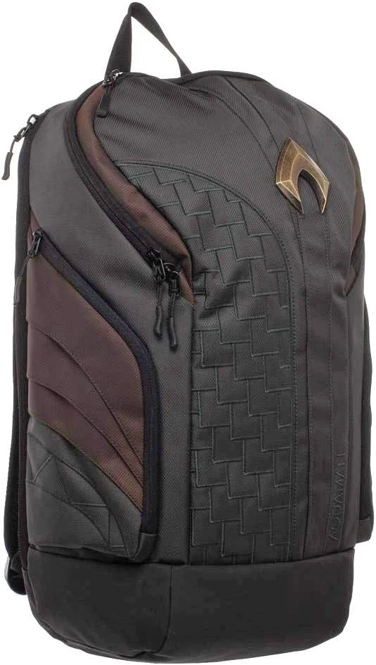DC Comics Aquaman Superhero Built Up Laptop Backpack-zoom-2