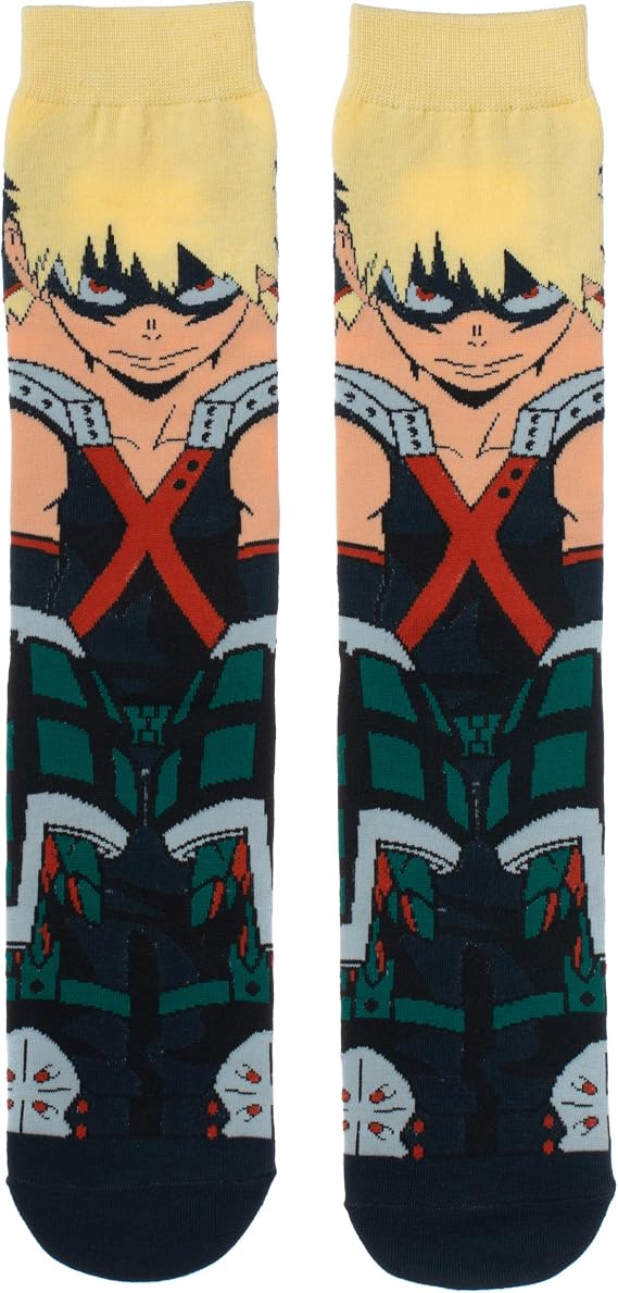 My Hero Academia Bakugo 360 Character Socks-zoom-2