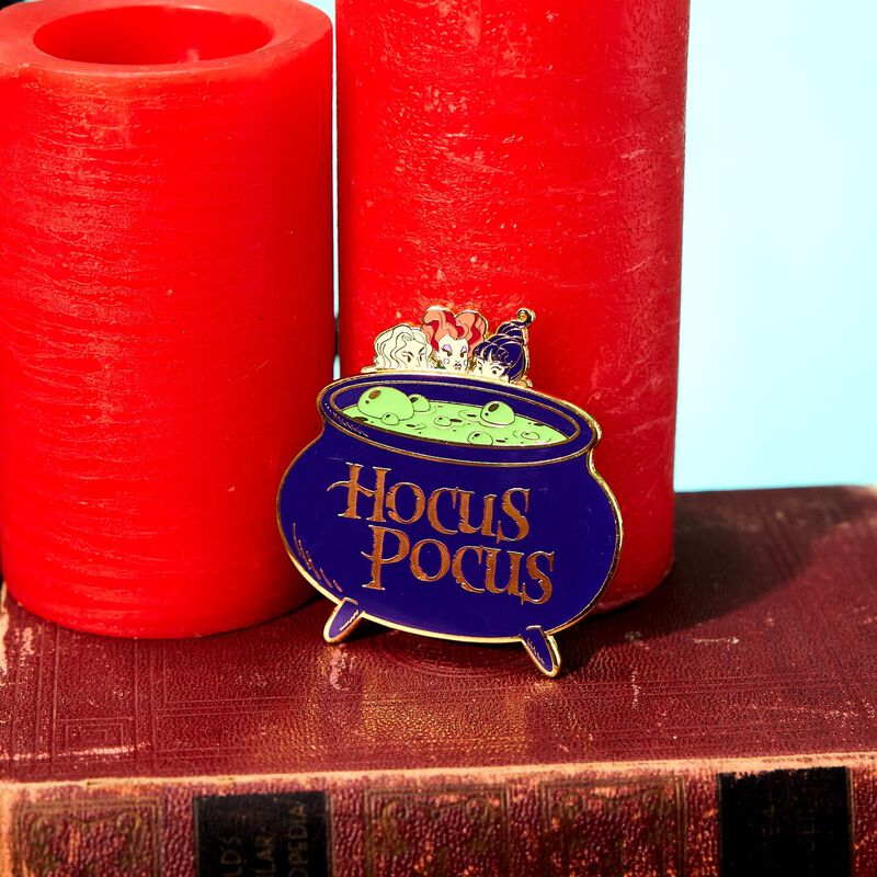 Loungefly Hocus Pocus Cauldron 3" Collector Box Sliding Pin-zoom-2
