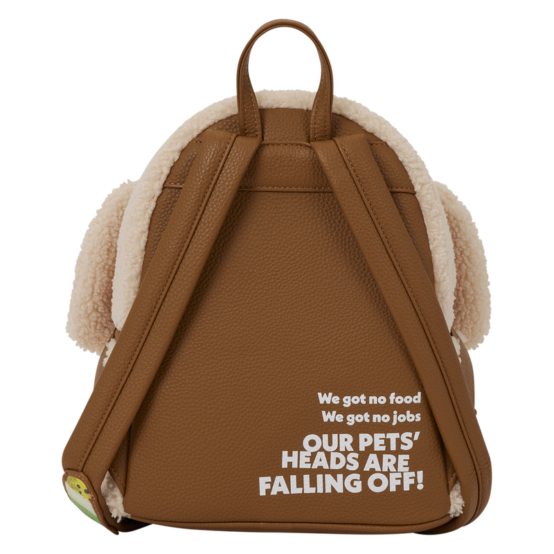 Loungefly Dumb & Dumber Mutts Cutts Van Glow Plush Mini Backpack