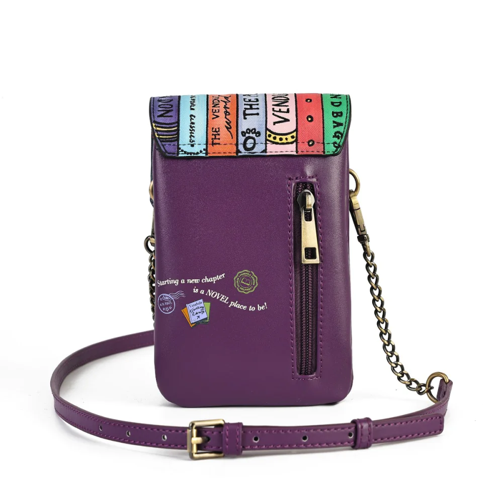 Vendula London Travelling Library Bookshop Phone Pouch-zoom-10