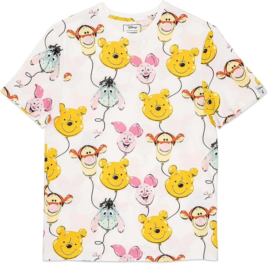 Loungefly Apparel Disney Winnie the Pooh and Friends Balloons print t shirt-zoom-2