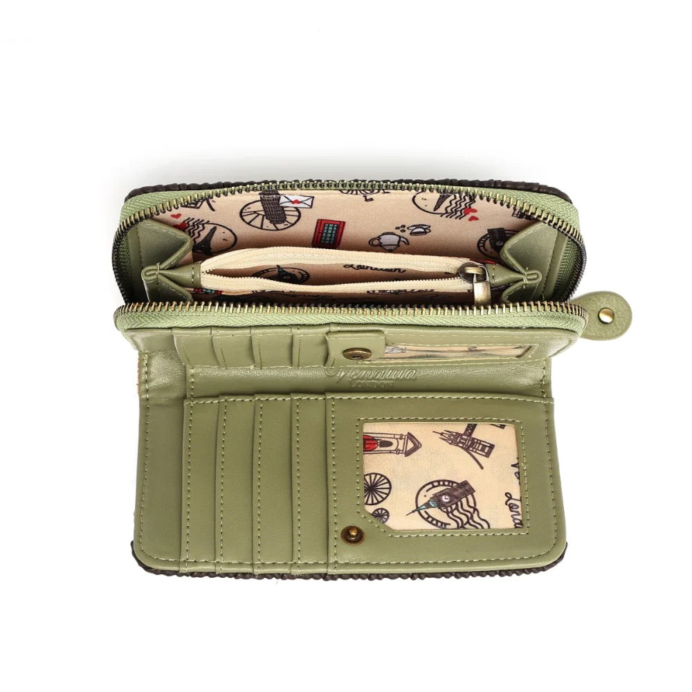 Vendula London Flower Shop Amber Edition Medium Ziparound Wallet