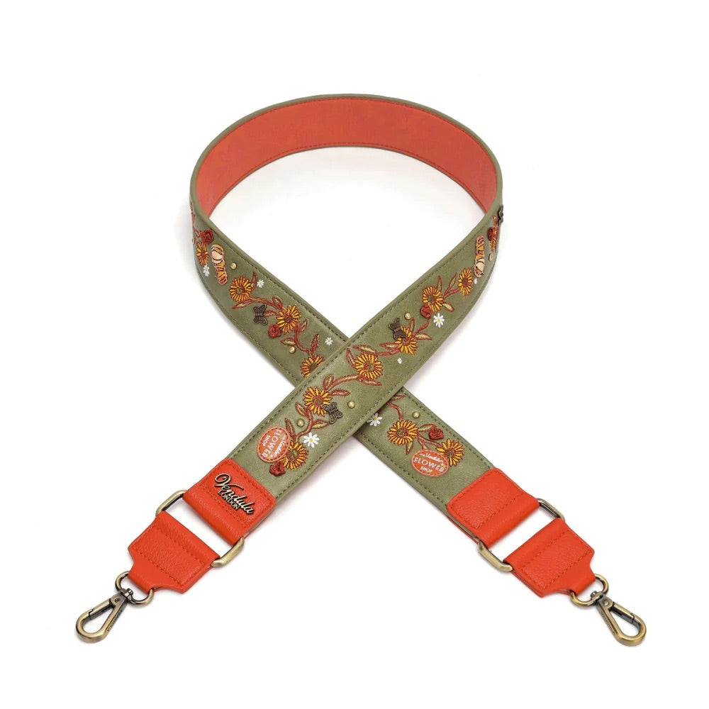 Vendula London Flower Shop Amber Edition Wide Shoulder Strap