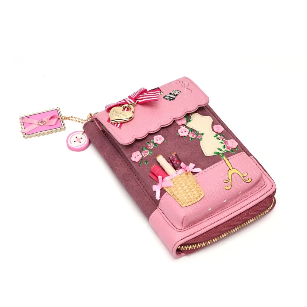 Vendula London Sewing Box Scrapbook Bree Phone Pouch