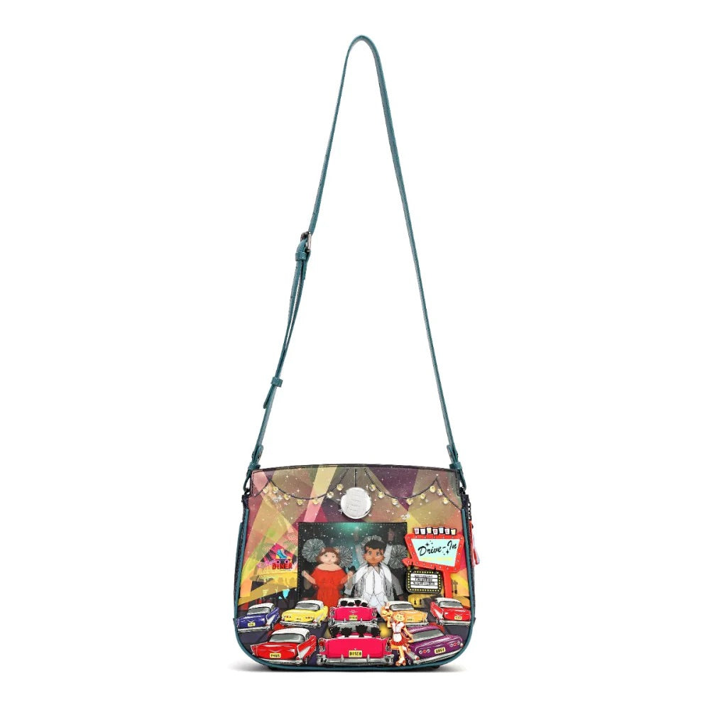 Vendula London Caturday Night Fever Heather Crossbody