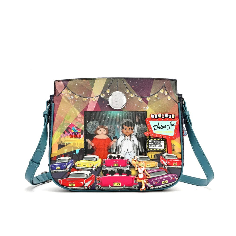 Vendula London Caturday Night Fever Heather Crossbody