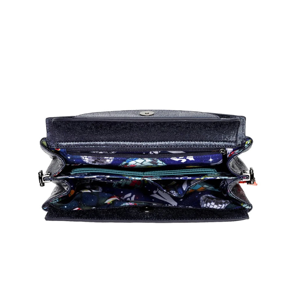Vendula London Caturday Night Fever Heather Crossbody