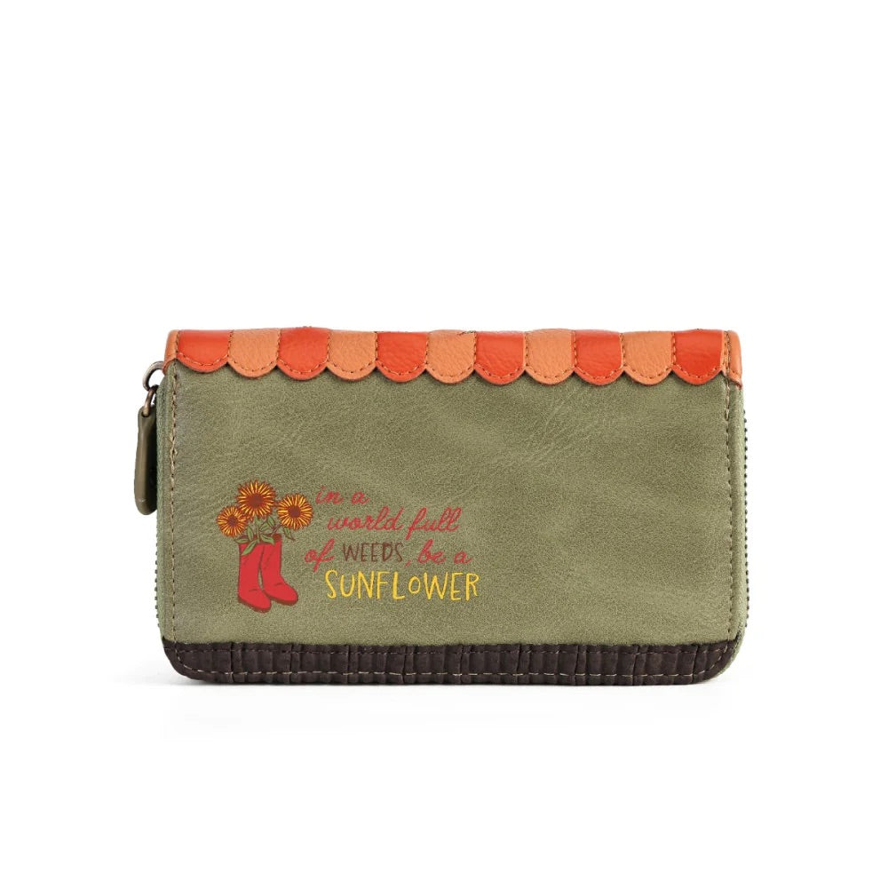 Vendula London Flower Shop Amber Edition Medium Ziparound Wallet