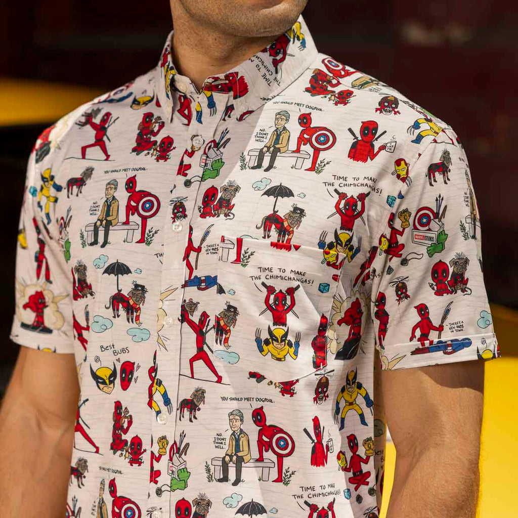 RSVLTS Marvel's Deadpool & Wolverine "Wade's World" – KUNUFLEX Short Sleeve Shirt