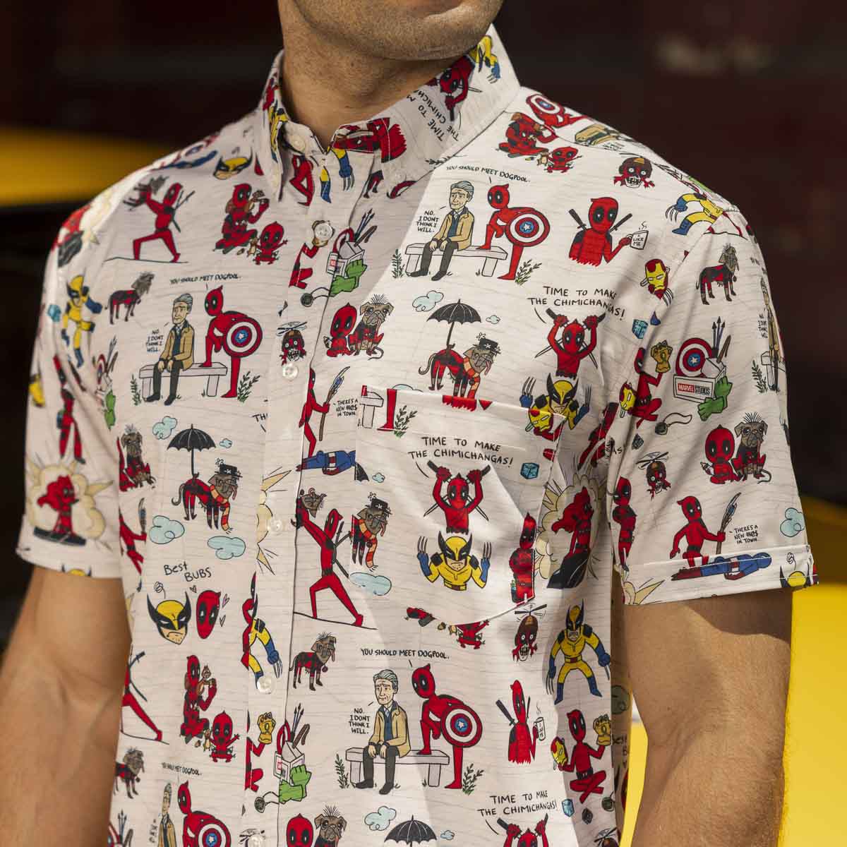 RSVLTS Marvel's Deadpool & Wolverine "Wade's World" – KUNUFLEX Short Sleeve Shirt