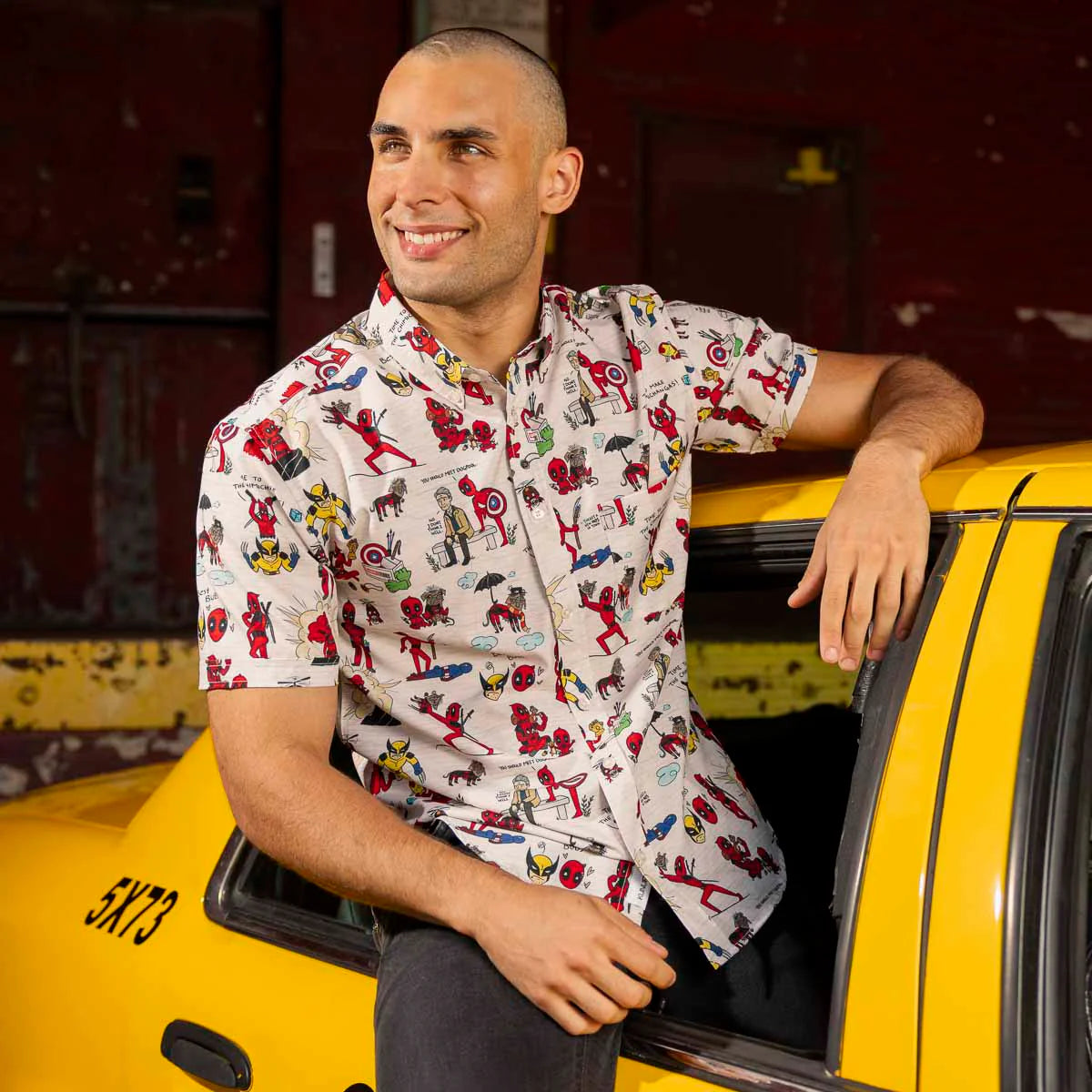 RSVLTS Marvel's Deadpool & Wolverine "Wade's World" – KUNUFLEX Short Sleeve Shirt