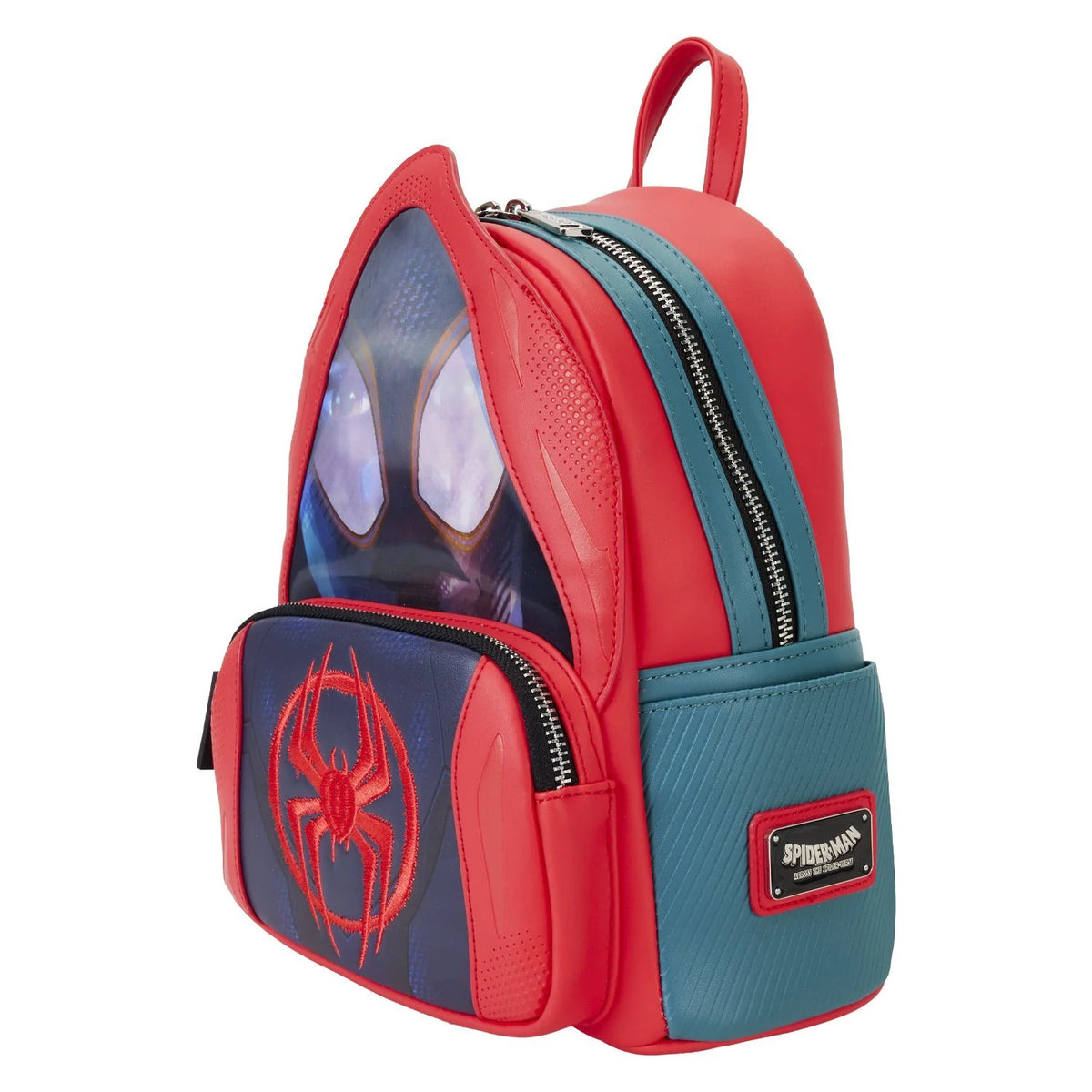 Loungefly Spider-Man: Across the Spider-Verse Miles Morales Hoody Cosplay Mini Backpack-zoom-3