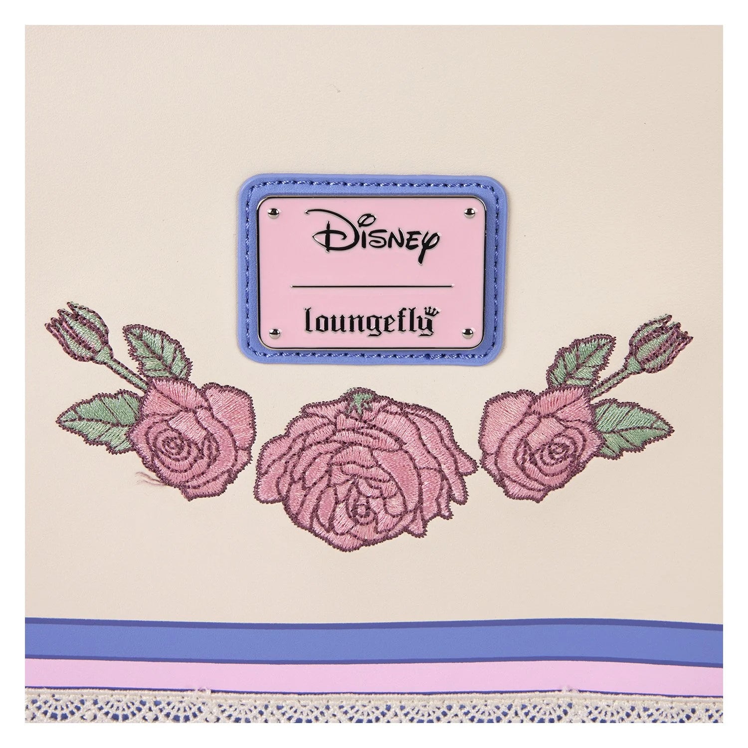 Loungefly Disney Minnie Mouse Floral and Lace Crossbody Bag-zoom-8