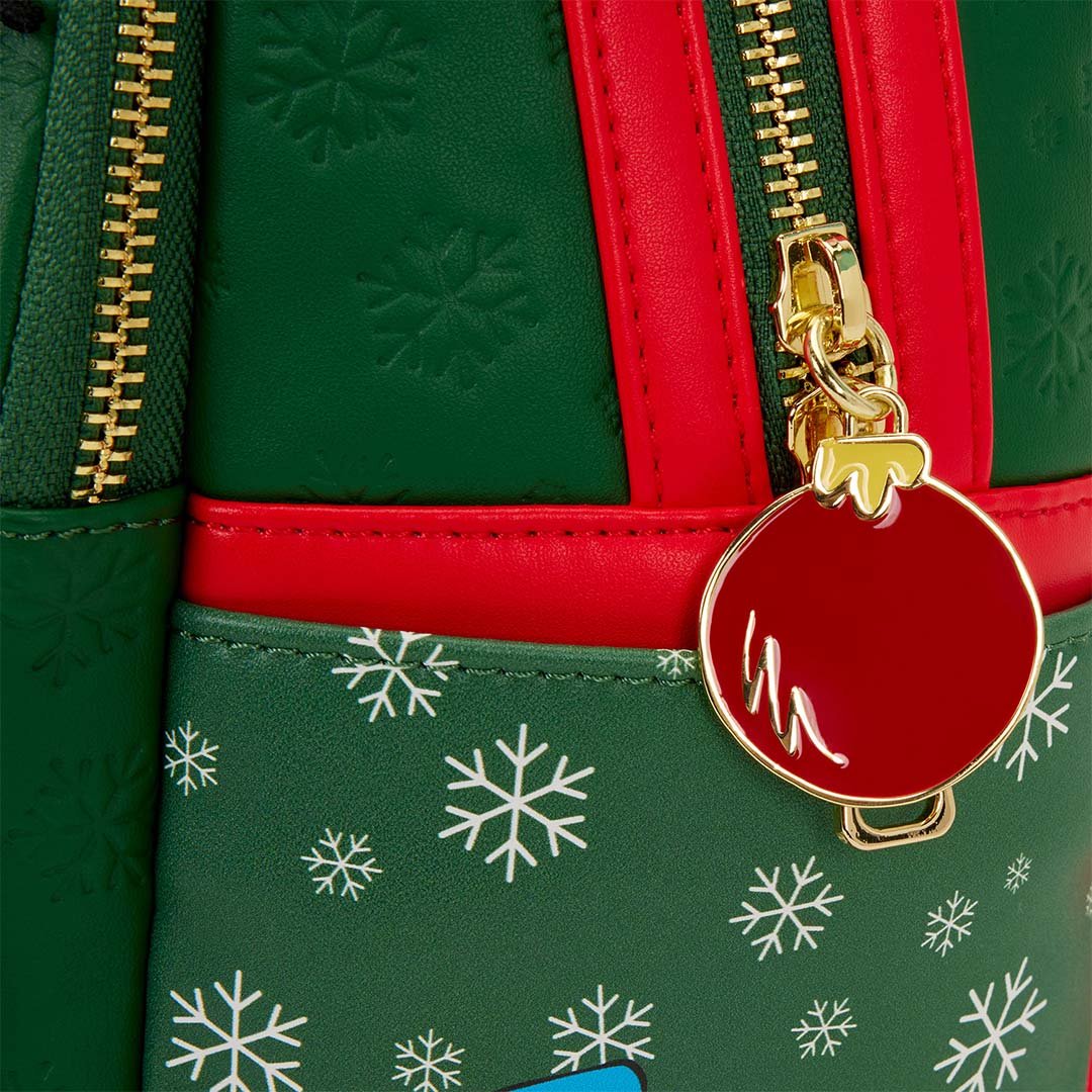 Loungefly Dr. Seuss How the Grinch Stole Christmas! Tree Light Up Plush Mini Backpack-zoom-5